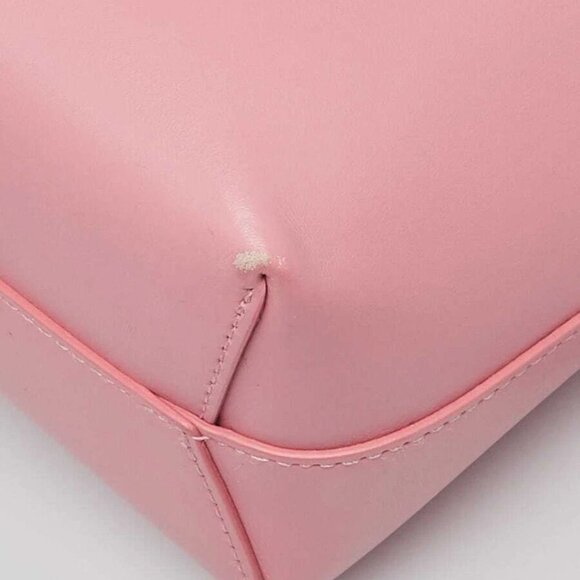 Mansur Gavriel Blush Vegetable Tanned Leather Mini Mini Bucket Bag - Picture 6 of 10